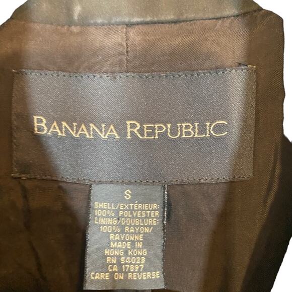 Banana Republic Brown Light Weight Button Front Jacket Women SZ S - Picture 8 of 8